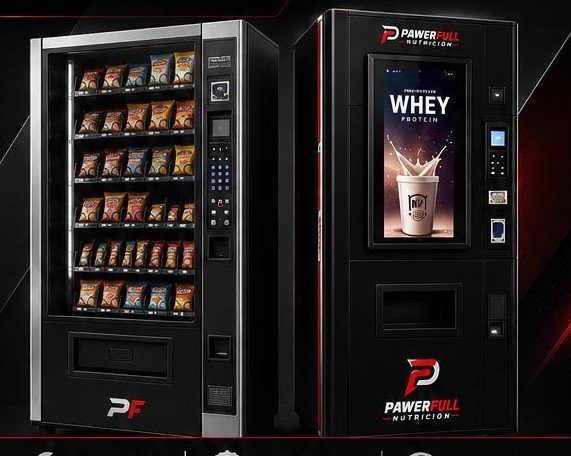 Máquinas de vending Pawerfull Nutrición