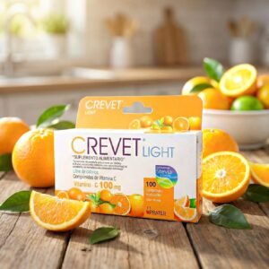 VITAMINA C 100MG 100 COMPRIMIDOS MASTICABLES - CREVET LIGHT