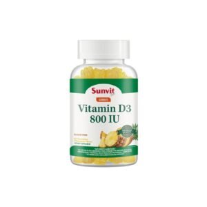 VITAMINA D3 800IU 60 GOMITAS PIÑA -SUNVIT